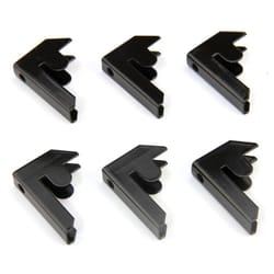 6 x Bay Connectors Garage Racking Clips Black Warehouse Steel Shelving Storage