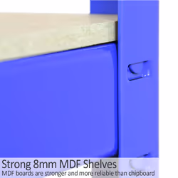 Heavy Duty T-Rax Steel Blue Racking Garage Shelving 5 Tier Shelves Racks Bays - Additional view 11