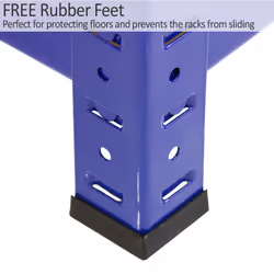 Heavy Duty T-Rax Steel Blue Racking Garage Shelving 5 Tier Shelves Racks Bays - Additional view 4