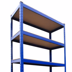 9 x Blue Racking Unit 5 Tier Garage Storage Warehouse Shelving 90 x 45 x 180cm