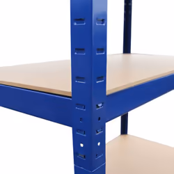 9 x Blue Racking Unit 5 Tier Garage Storage Warehouse Shelving 90 x 45 x 180cm - Additional view 6