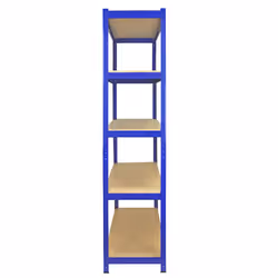 5 Bay Warehouse Shelving / Shed Storage / Garage Racks 5 Tier 1200mm wide T-RAX
