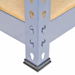 3 x Grey Racking Unit 5 Tier Garage Storage Warehouse Shelving shelf 90x50x180cm - Additional view 7