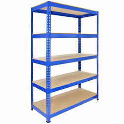 5 Racking Bays Garage Storage Shelves Warehouse Shelving Unit Steel Metal 5 Tier - Additional view 11