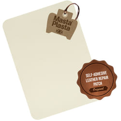 MastaPlasta Self-Adhesive Premium  Leather Repair Patch Instant Upholstery Quality  Patch for Sofas, Car Interiors, Ba - Ivory