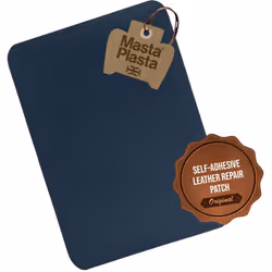 MastaPlasta Self-Adhesive Premium  Leather Repair Patch Instant Upholstery Quality  Patch for Sofas, Car Interiors, Ba - Navy