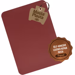 MastaPlasta Self-Adhesive Premium Leather Repair Patch Instant Upholstery Quality Patch for Sofas, Car Interiors, Ba - Red