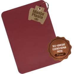 MastaPlasta Self-Adhesive Premium  Leather Repair Patch Instant Upholstery Quality  Patch for Sofas, Car Interiors, Ba - Red