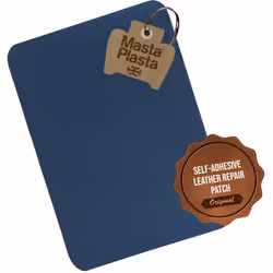 MastaPlasta Self-Adhesive Premium  Leather Repair Patch Instant Upholstery Quality  Patch for Sofas, Car Interiors, Ba - Blue