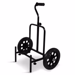Koala Products Pack Flat Seat box Framed Puncture Proof Wheels Fishing Trolley
