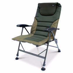 Abode Airlite Alloy Padded Easy-Arm Carp Fishing Camping Recliner Chair