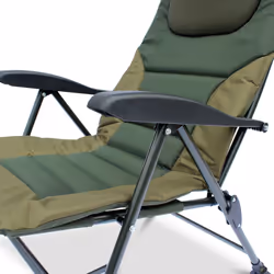 Abode Airlite Alloy Padded Easy-Arm Carp Fishing Camping Recliner Chair