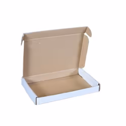 LSM Letter Box 322 x 229 x 20mm Size A4 White (Pack 50) - PIP03