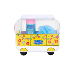 Peppa Pig Camper Van Bath Set - Shower Gel 150ml Bath Characters, Bath Puff, Sticky Bus