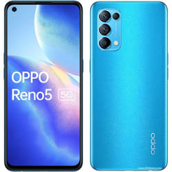 OPPO Reno 5 5G (128GB+8, Blue, International/CN version) Mobile Phone