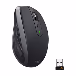 Logitech MX Anywhere 2S Wireless Mouse (Black, 910-006285)