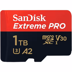 Sandisk Extreme Pro microSDXC (1TB, SDSQXCD-1T00)
