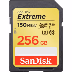 Sandisk SD Extreme Class 10 UHSI (256GB, SDSDXVV-256G-GNCIN)