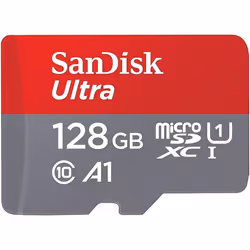 Sandisk Ultra Micro SDXC (With Adapter) (128GB, SDSQUA4-128G-GN6MA)