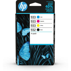 HP 932 Black/933 Cyan/Magenta/Yellow 4-pack Original Inks.