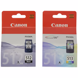 Canon PG512/CL513 ,Ink Cartridge - Black/Colour