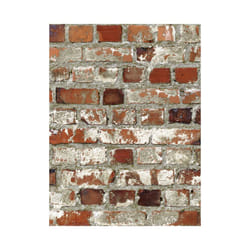 DUTCH WALLCOVERINGS Wallpaper Brick Red Home Wall Covering Wallpaper Sheet