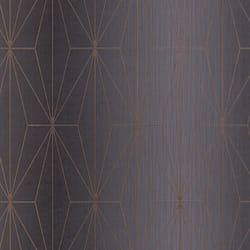 Muriva Kayla Charcoal Rose Gold Wallpaper 703015