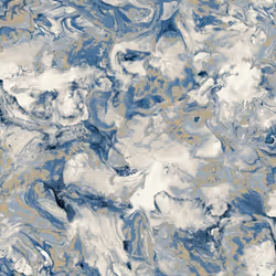 Muriva Elixir Marble Blue Wallpaper 166504