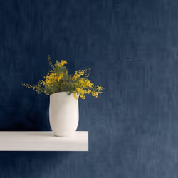 Muriva Darcy James Linen Texture Blue Wallpaper 173533