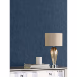 Muriva Darcy James Linen Texture Blue Wallpaper 173533