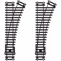 HORNBY Track R8073 2x Standard Points RH