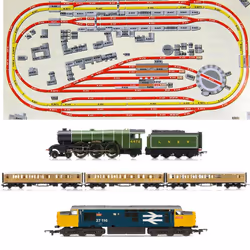 HORNBY Digital Train Set HL5 Huge Jadlam Layout with 2 Trains