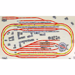 HORNBY Digital Train Set HL5 Huge Jadlam Layout with 2 Trains