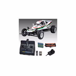 TAMIYA Grasshopper Buggy RC Car Deal Bundle. Radio, 3300 Battery & Charger 58346