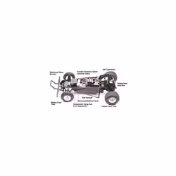TAMIYA Grasshopper Buggy RC Car Deal Bundle. Radio, 3300 Battery & Charger 58346