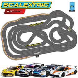 SCALEXTRIC Digital Bundle SL100 JadlamRacing Layout ARC PRO with 4 Cars
