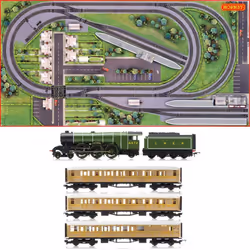 HORNBY Digital Train Set HL2 Jadlam Layout 8x4ft Board
