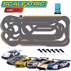 SCALEXTRIC Digital Bundle SL201 ARC PRO JadlamRacing Layout with 6 cars