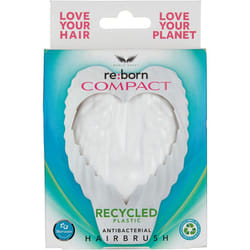 Tangle Angel Hairbrush Detangling Wet or Dry Hair White Compact Anti Bacterial