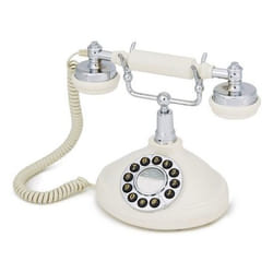 GPO Retro Opal Analog telephone Cream, Silver