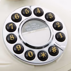 GPO Retro Opal Analog telephone Cream, Silver - Additional view 4