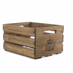 GPO Retro Cassa, Storage box, Wood, Rectangular, Wood, Monochromatic, 450 mm