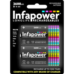 Infapower D 2600mAh Rechargeable battery Nickel-Metal Hydride (NiMH)