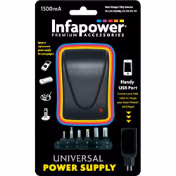 Infapower P003 mobile device charger Universal Black AC Indoor