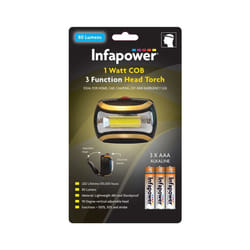 Infapower F045 Shockproof/Waterproof 1 Watt COB Head Torch