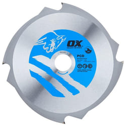 OX PCD Fibre Cement Cutting Circular Saw Blade (Various Sizes) - 190mm x 30mm x 4T