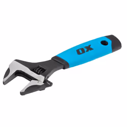 OX Pro Series Soft Grip Adjustable Wrench (Various Sizes) - 150mm