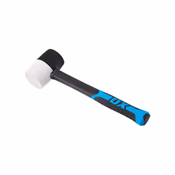 OX Fibreglass Handle Combination Rubber Mallet (Various Sizes) - 24oz