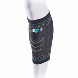 Ultimate Performance Ultimate Compression Elastic Calf And Shin Support, Large, Black/Blue