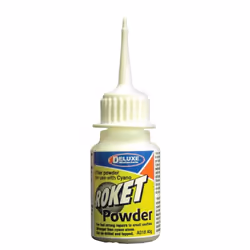 Deluxe Materials AD18, Powder, Cyanoacrylate adhesive, Bottle, 40 g